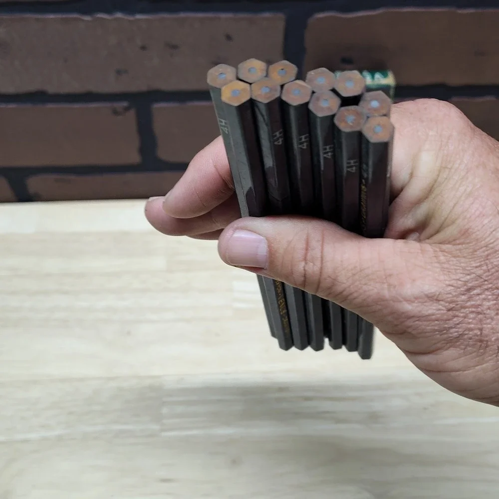 Vintage Venus 3800 4H Drawing Pencils 1 Dozen Unsharpened In Original Box